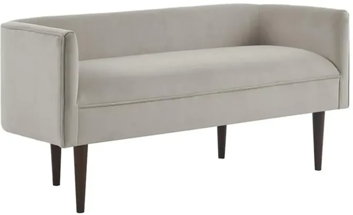 Belen Kox Linen Upholstered Accent Bench, Cream, Belen Kox