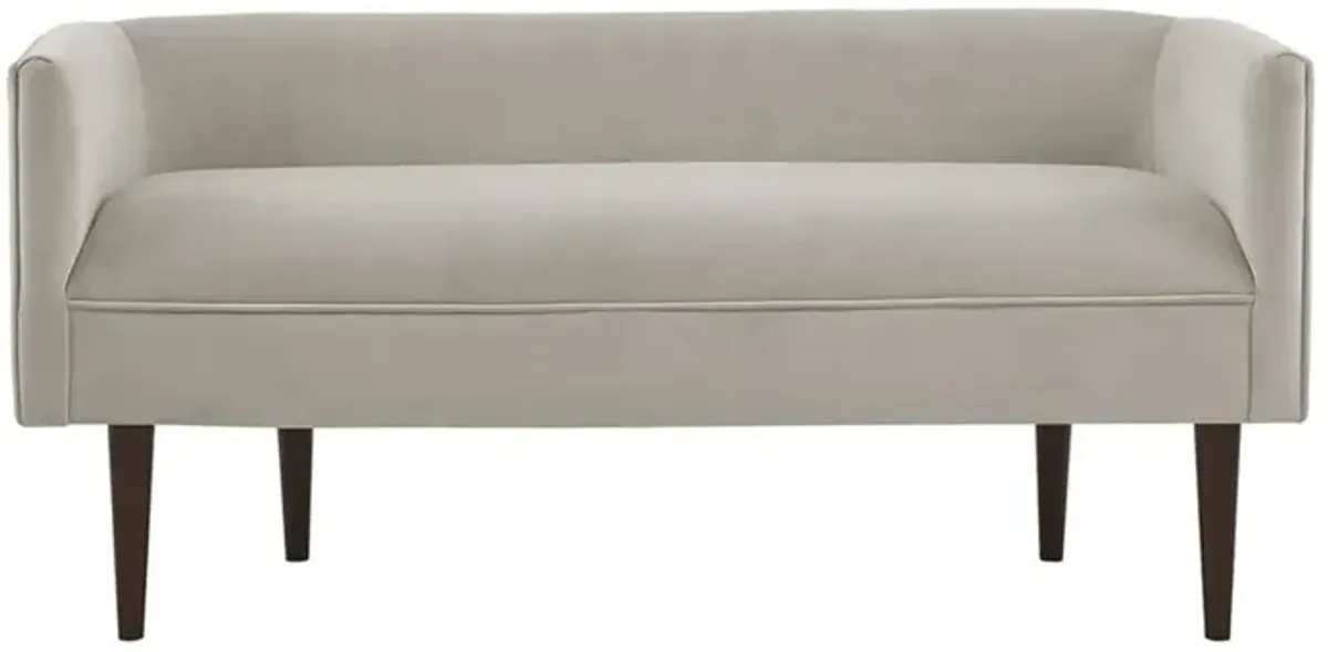 Belen Kox Linen Upholstered Accent Bench, Cream, Belen Kox