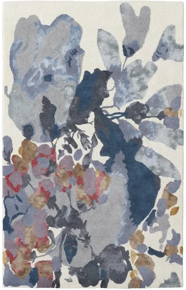 Dafney 8869F Blue/Gray/Pink 3'6" x 5'6" Rug