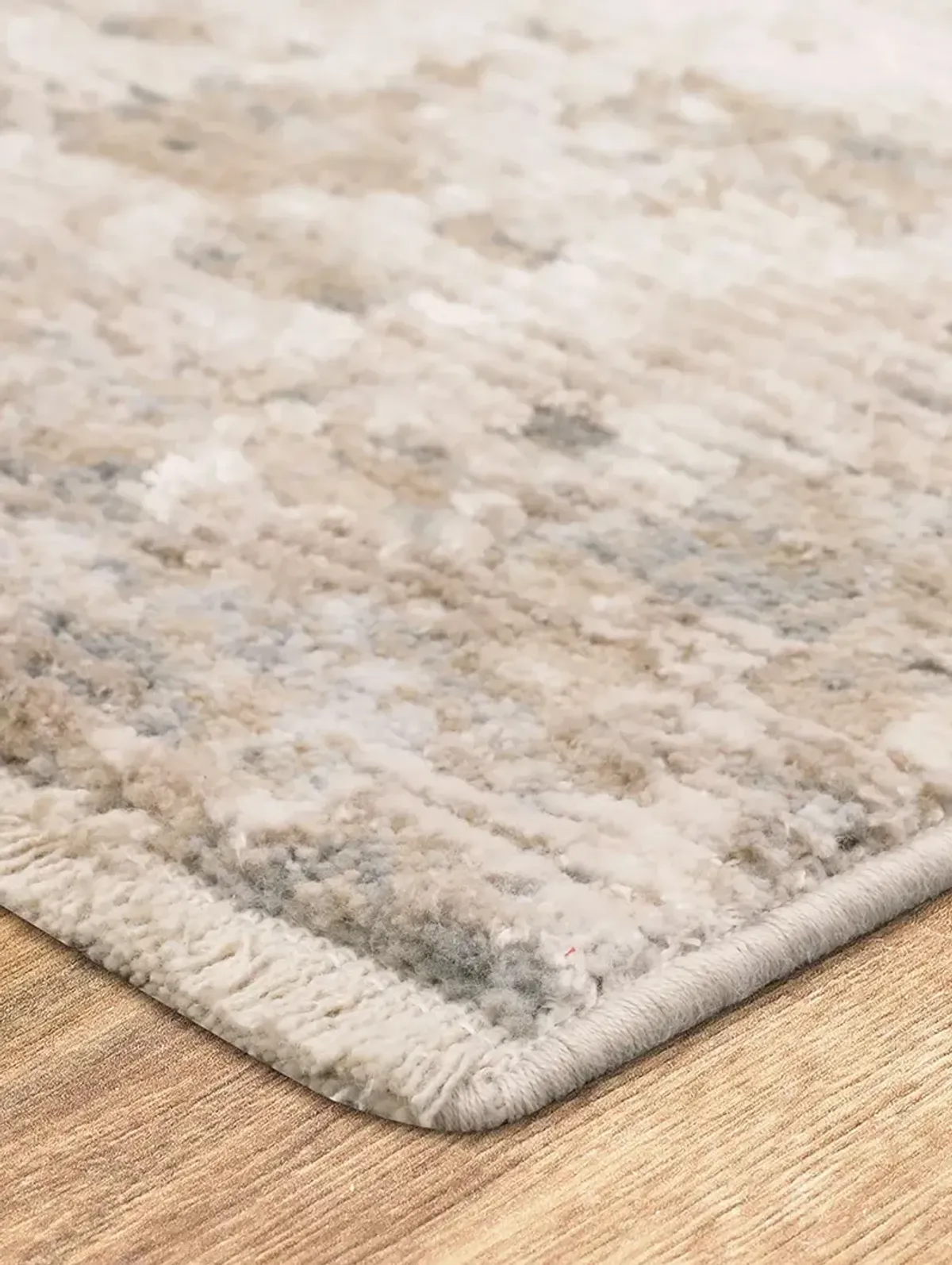 Solitude Velleta Cream  Beige 2' 7" X 7' 3" Rug