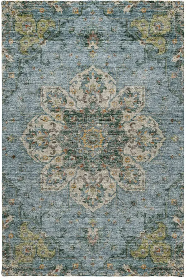 Silk Road SR6 Aqua 5' x 7'6" Rug