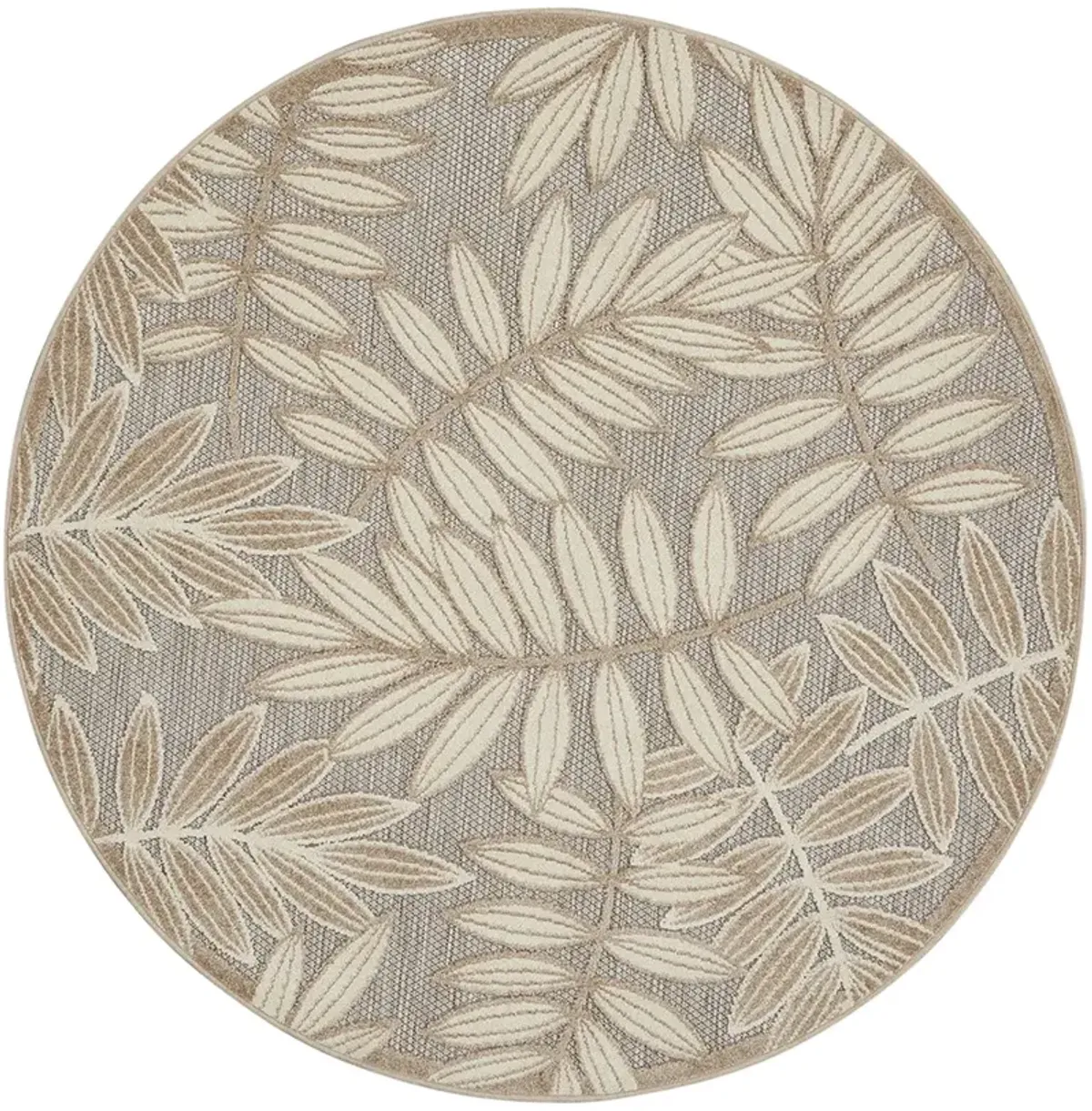 Aloha ALH18 Natural 4' x Round Rug