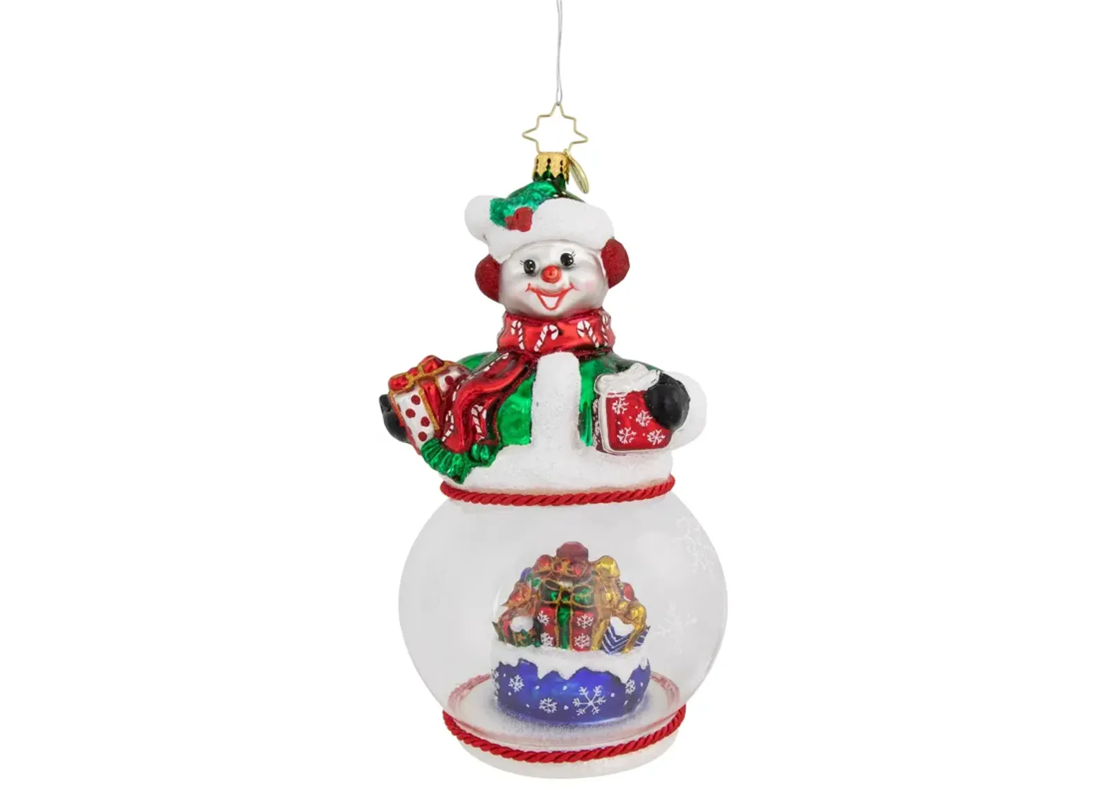 Christopher Radko Chilly and Cheery Glass Christmas Ornament 1021014