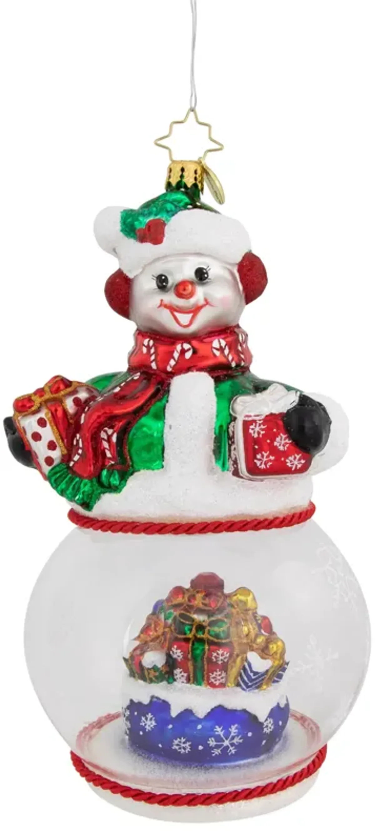 Christopher Radko Chilly and Cheery Glass Christmas Ornament 1021014