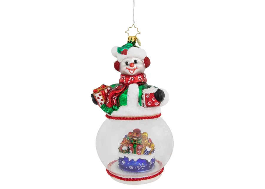 Christopher Radko Chilly and Cheery Glass Christmas Ornament 1021014