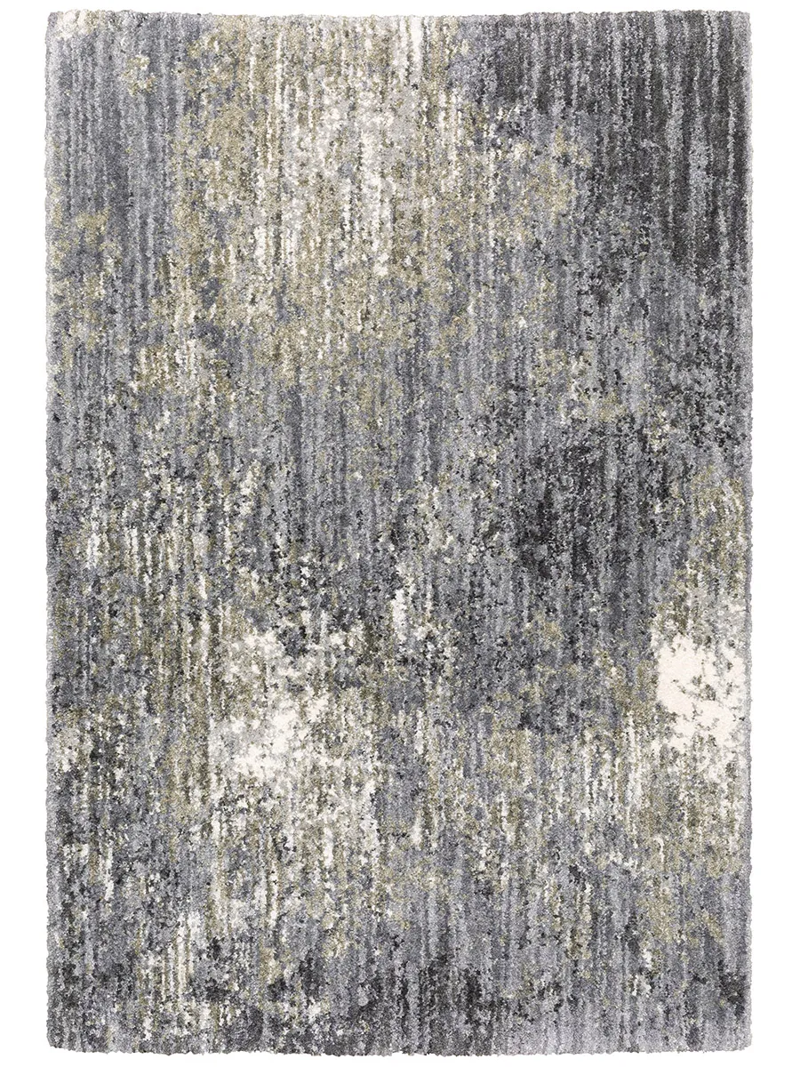 Aspen 5'3" x 7'6" Grey Rug