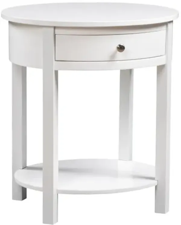 Convenience Concepts Classic Accents Cypress End Table, White