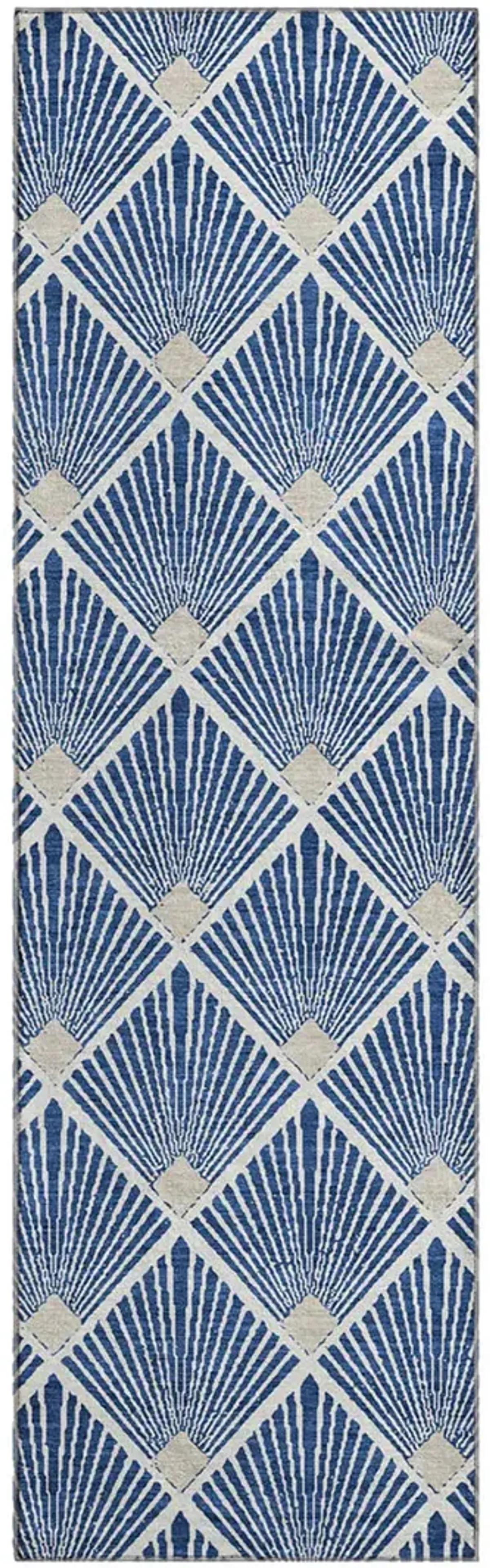 The Reserve TR9 Navy 2'3" x 7'6" Runner Rug