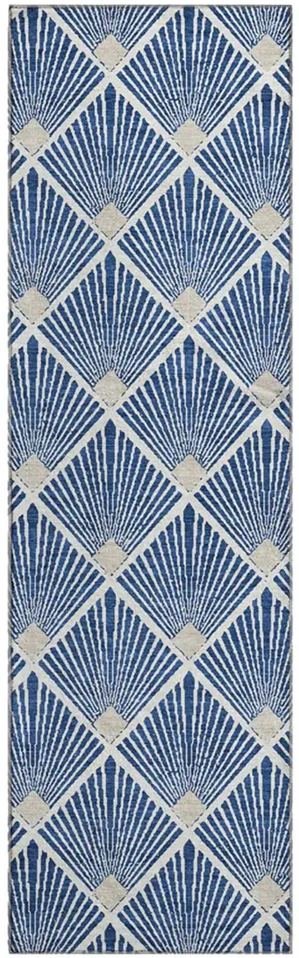 The Reserve TR9 Navy 2'3" x 7'6" Runner Rug
