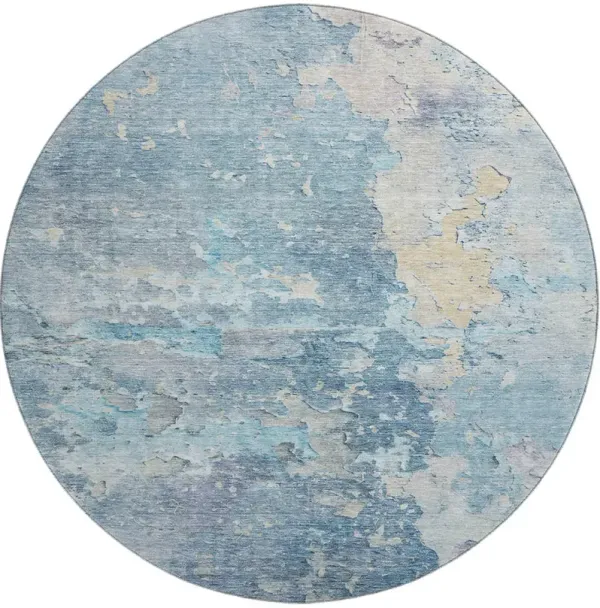 Ravenna RN3 Blue 8' Round Rug