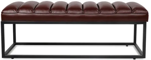 Metal Base Upholstered Bench For Bedroom For Entryway