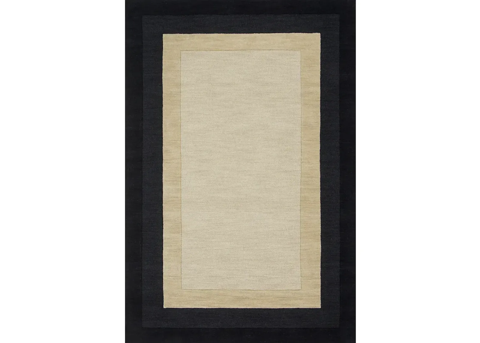 Hamilton Ivory/Charcoal 9'3" x 13' Rug