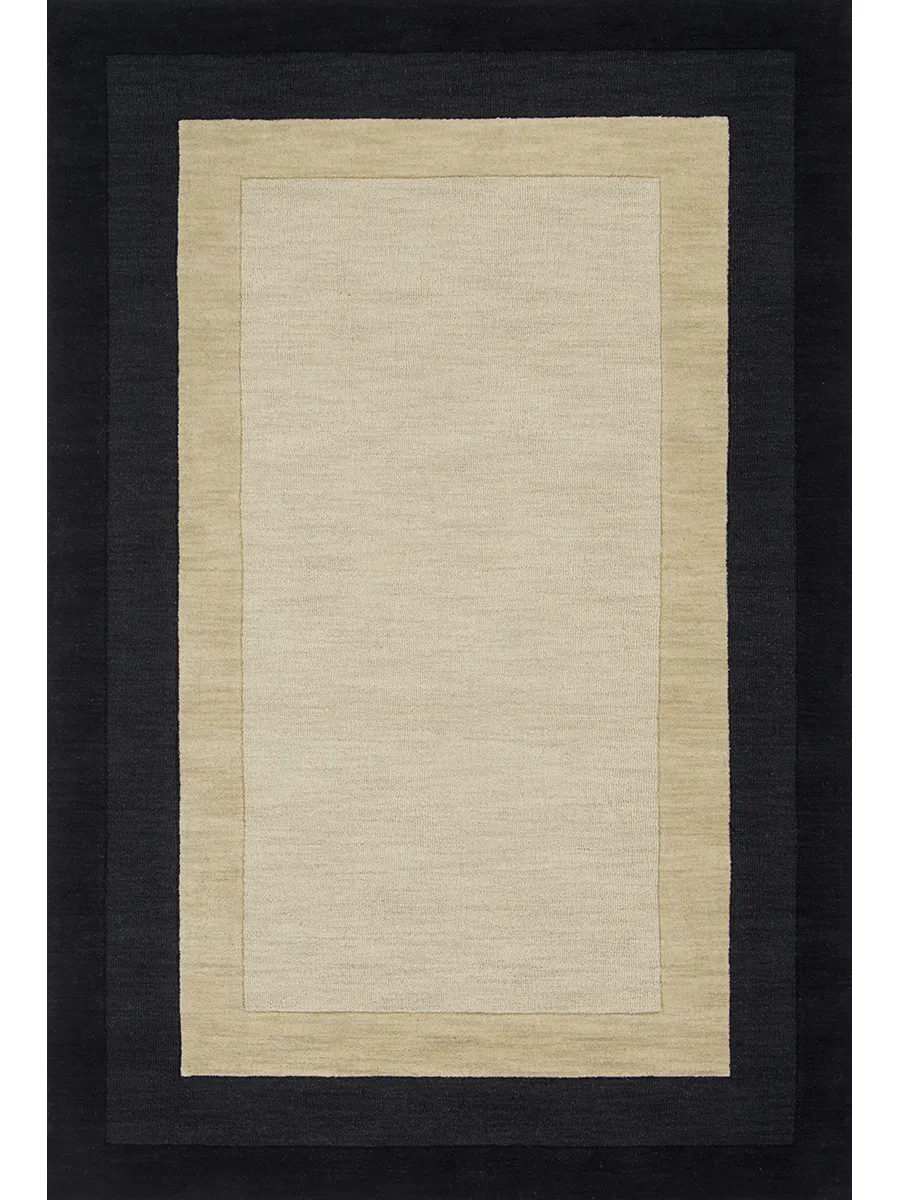 Hamilton Ivory/Charcoal 9'3" x 13' Rug