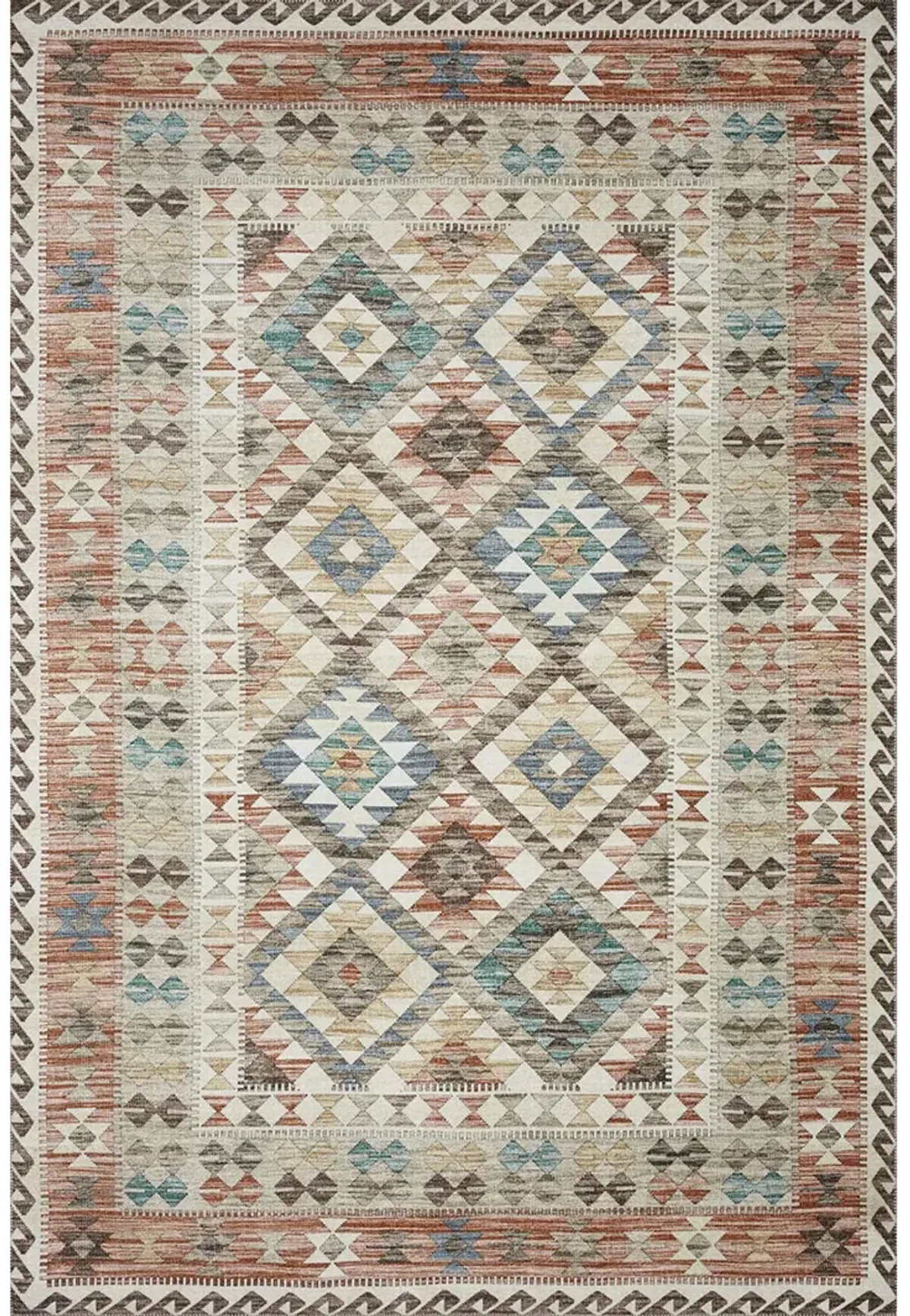 Zion ZIO04 Ivory/Multi 8'6" x 11'6" Rug