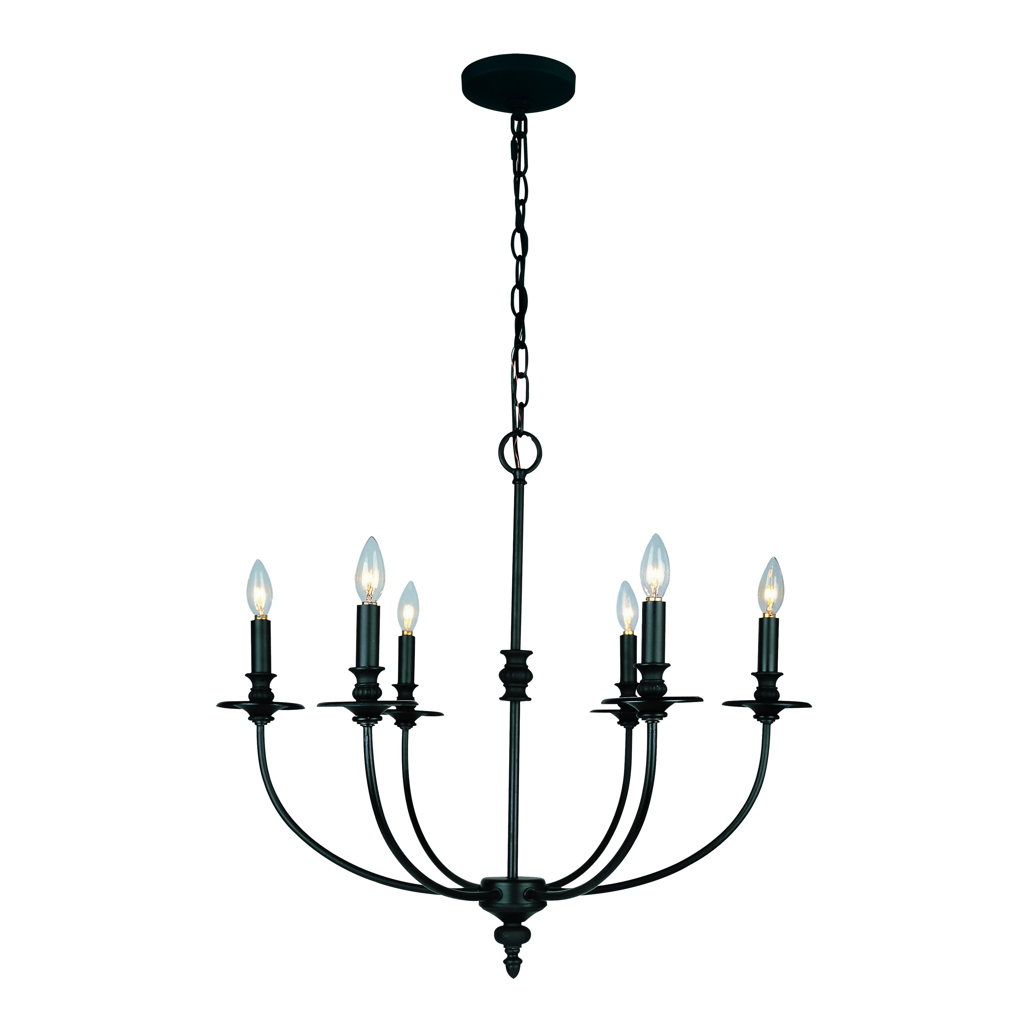 Hartford 25'' Wide 6-Light Chandelier