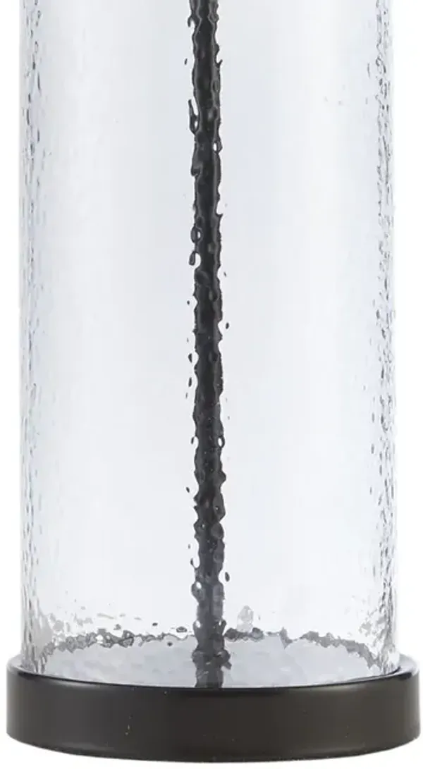 Streamdale Macon Glass Cylinder Table Lamp