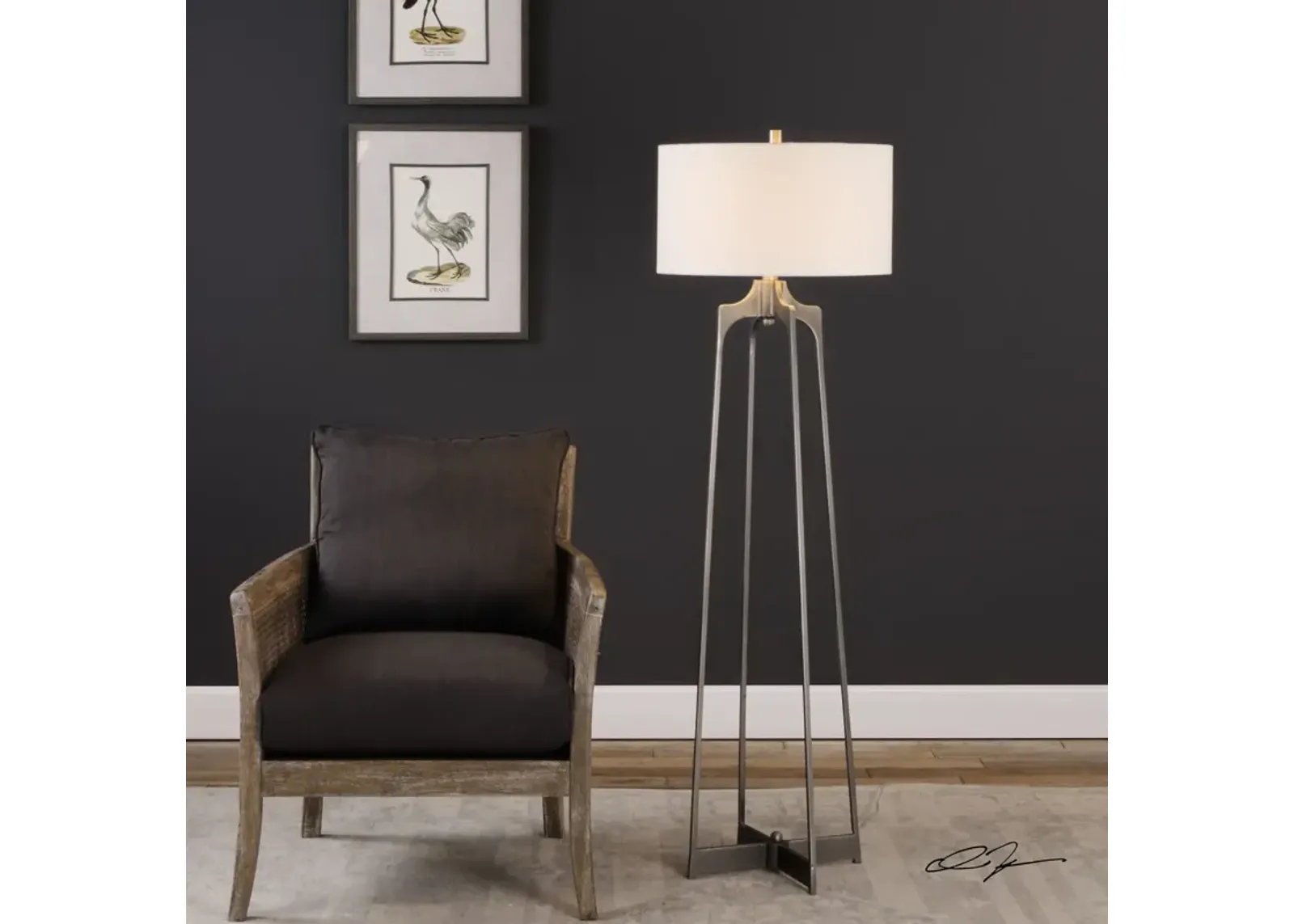 Uttermost Adrian Modern Floor Lamp