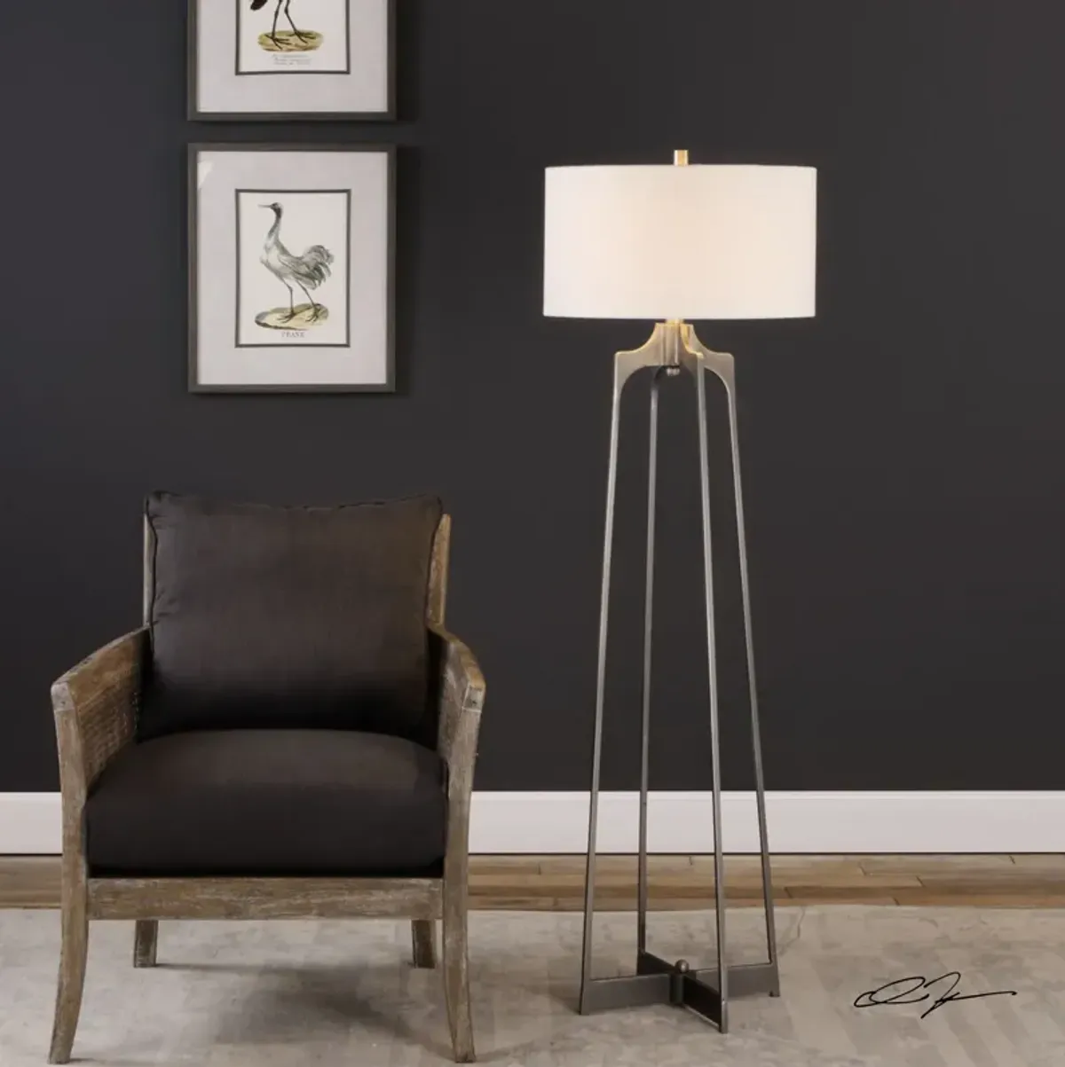 Uttermost Adrian Modern Floor Lamp