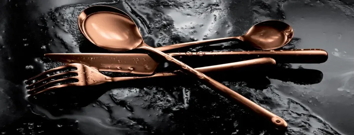 Linea 2 Piece Bronze Serving Set