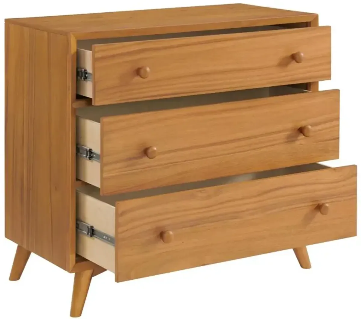 Oxford Baby Dawson 3 Drawer Dresser Honey Brown