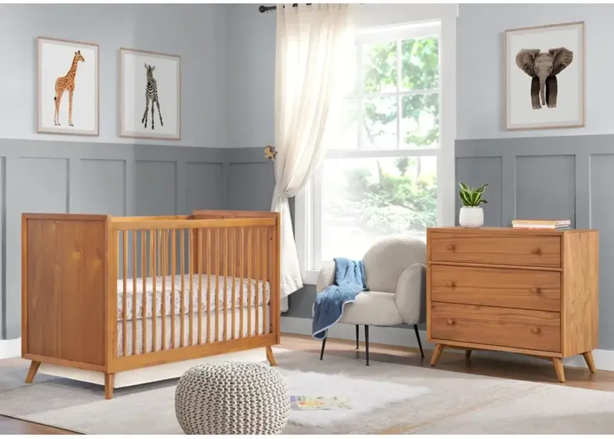 Oxford Baby Dawson 3 Drawer Dresser Honey Brown