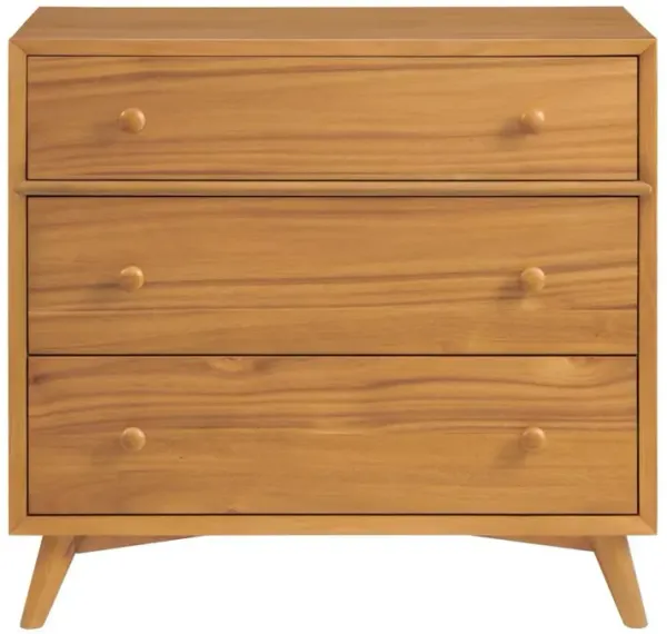 Oxford Baby Dawson 3 Drawer Dresser Honey Brown