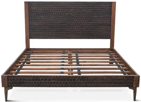 World Interiors Vallarta Two Tone Mango Wood King Bed