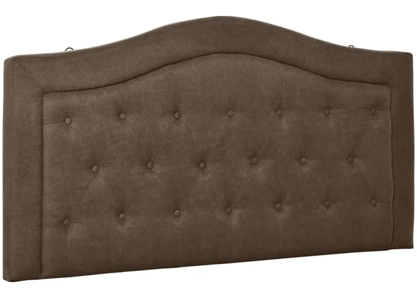 Upholstered Headboard, Button Tufted Bedhead Board, Home Bedroom Decoration for Full-Sized Beds, Brown