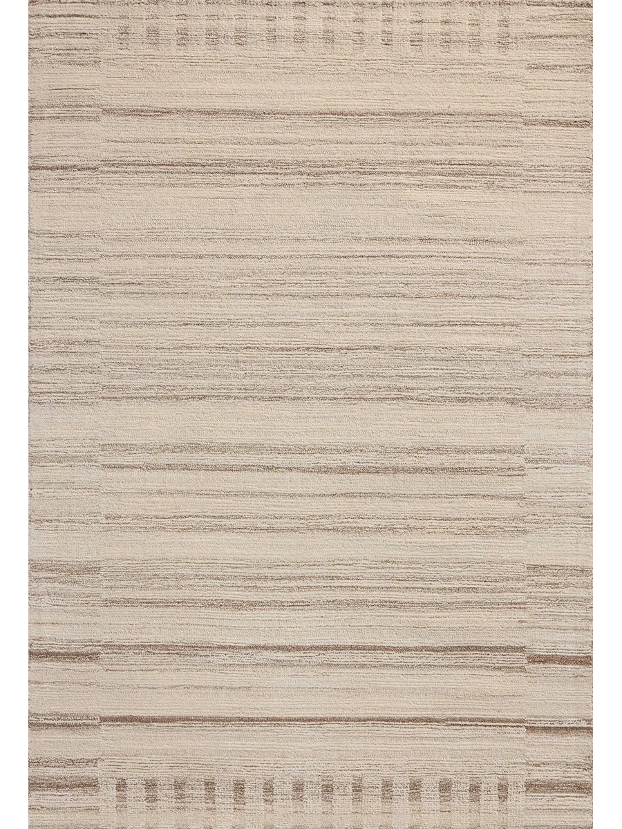 Rae Natural/Oatmeal 9'3" x 13' Area Rug by Magnolia Home by Joanna Gaines x Loloi