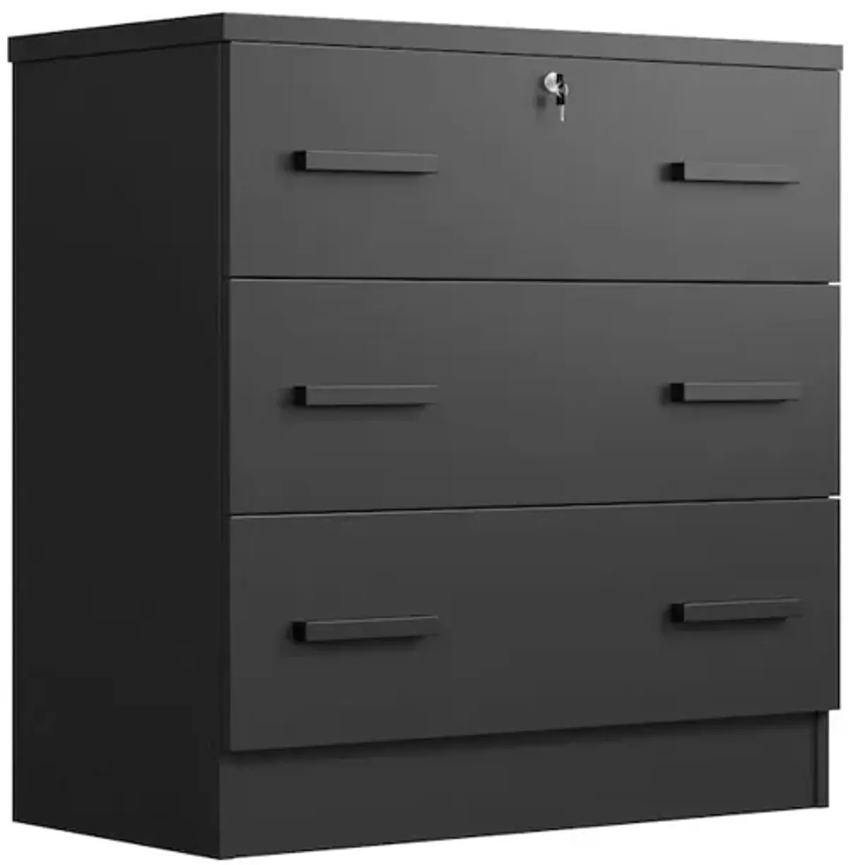 Cindy Wooden 3 Drawer Chest Bedroom Dresser