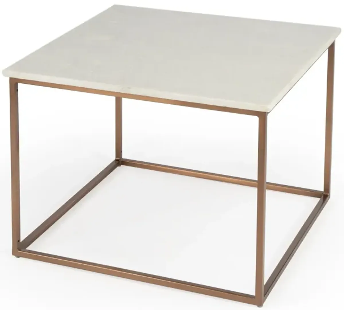 Marble And Metal Coffee Table