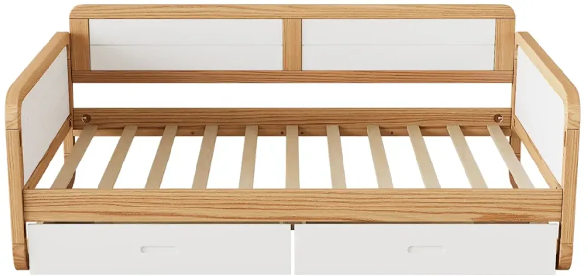 Merax Solid Wood Daybed  Bed Frame