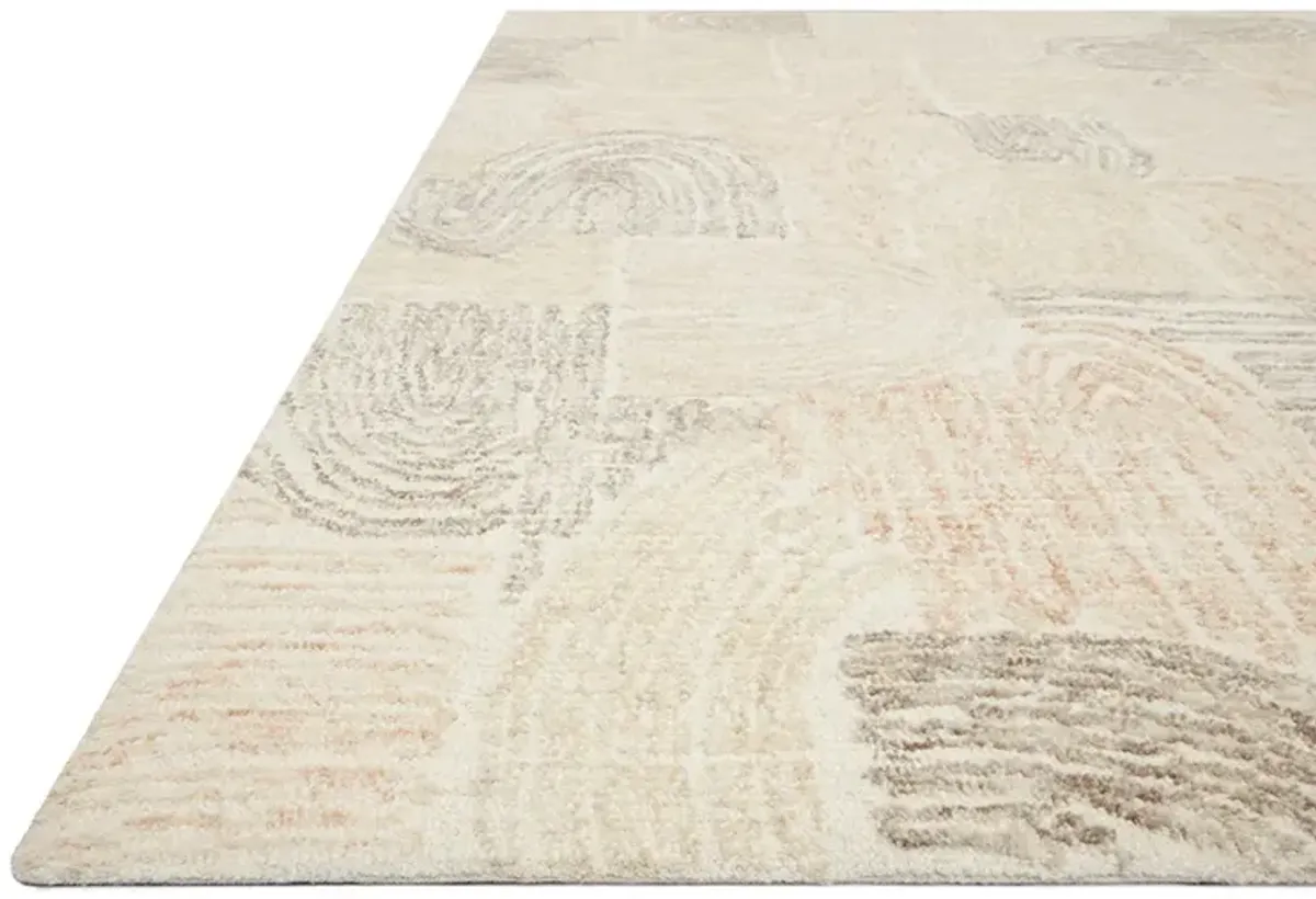 Milo MLO02 Peach/Pebble 7'9" x 9'9" Rug