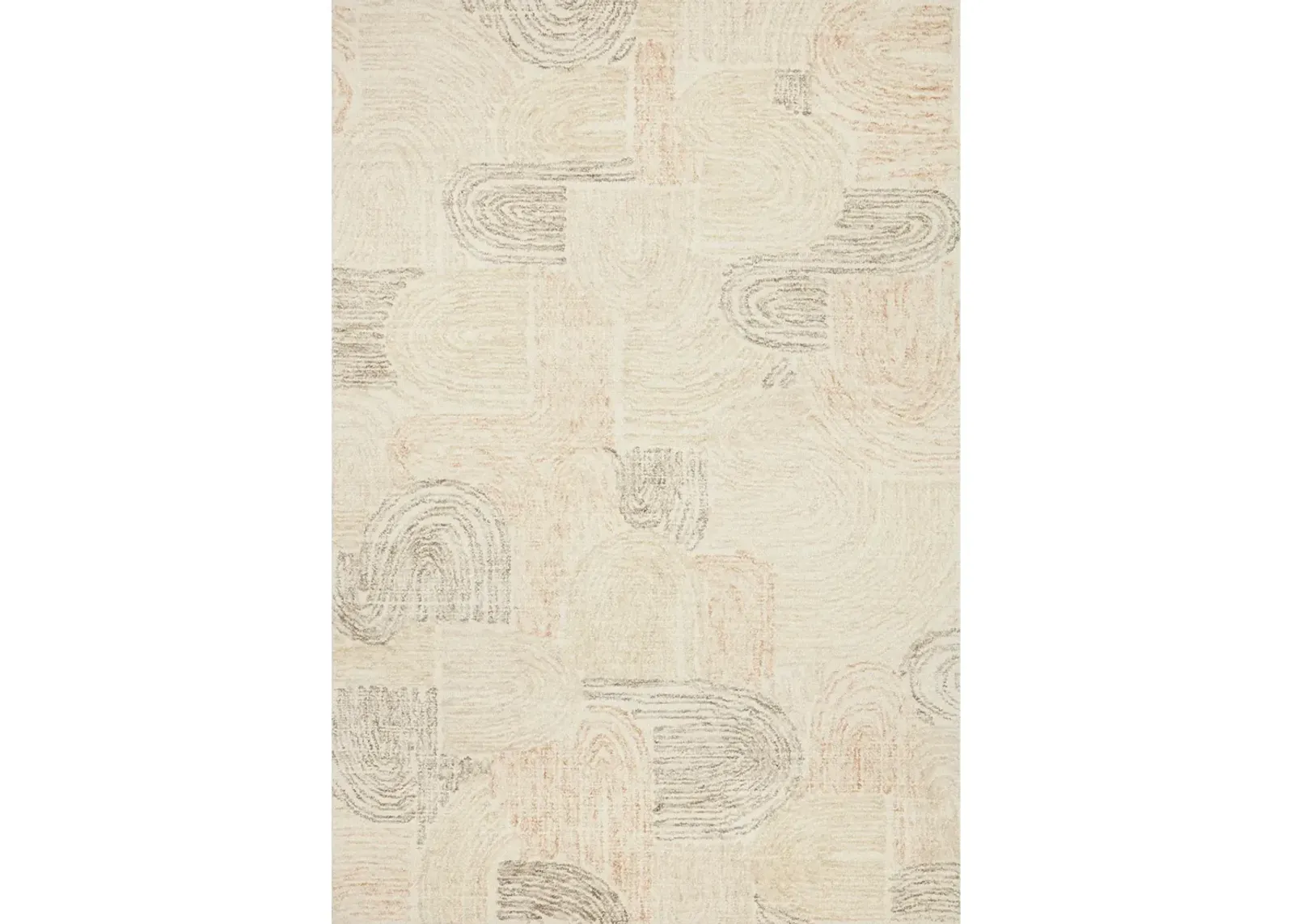 Milo MLO02 Peach/Pebble 7'9" x 9'9" Rug