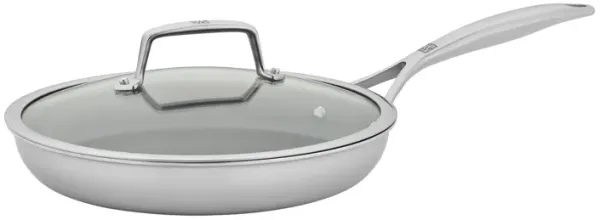 ZWILLING Energy Plus 10-inch Stainless Steel Ceramic Nonstick Fry Pan with Lid