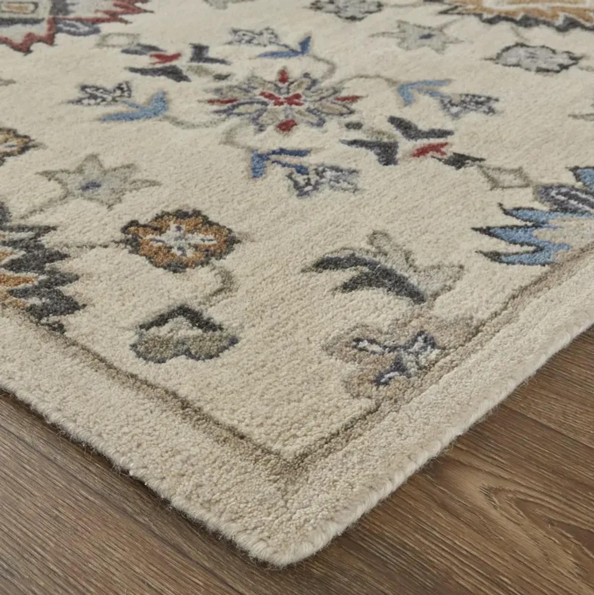 Rylan 8641F Ivory/Blue/Tan 8' x 10' Rug