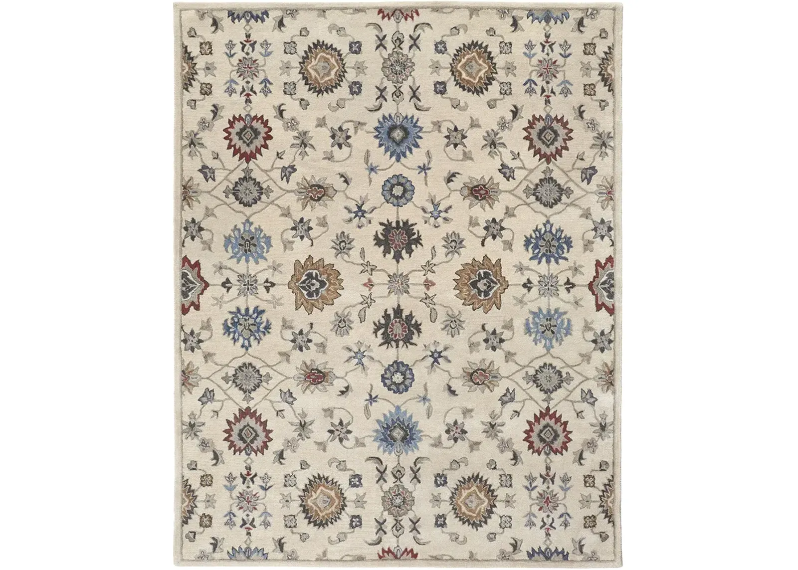 Rylan 8641F Ivory/Blue/Tan 8' x 10' Rug