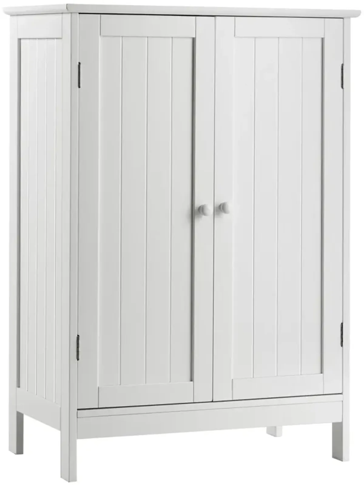 2-Door Freee-Standing Bathroom Cabinet with Shelf