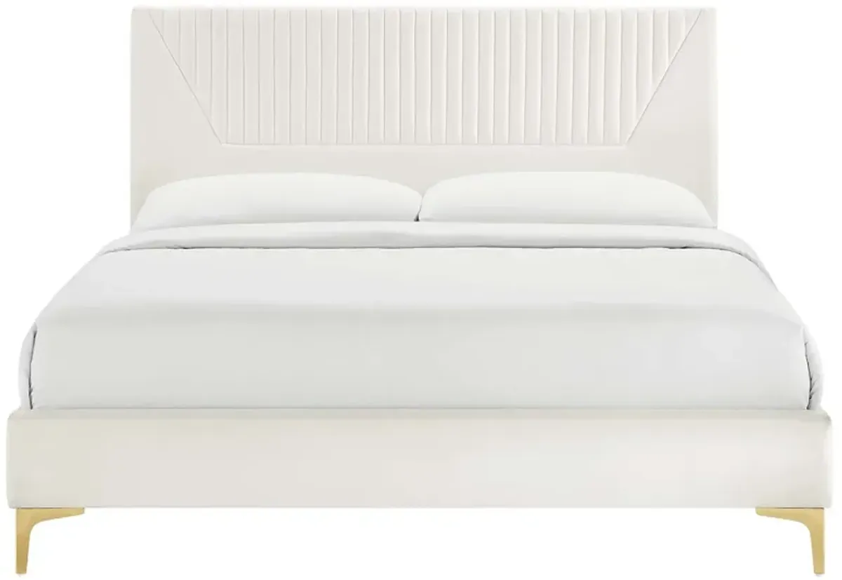 Modway - Yasmine Channel Tufted Performance Velvet Full Platform Bed