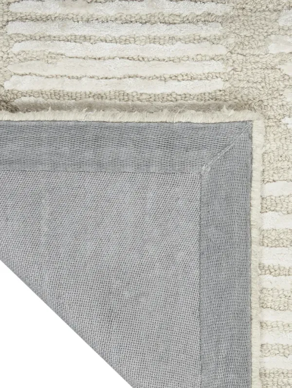 CK010 Linear LNR01 Ivory 7'9" x 9'9" Rug