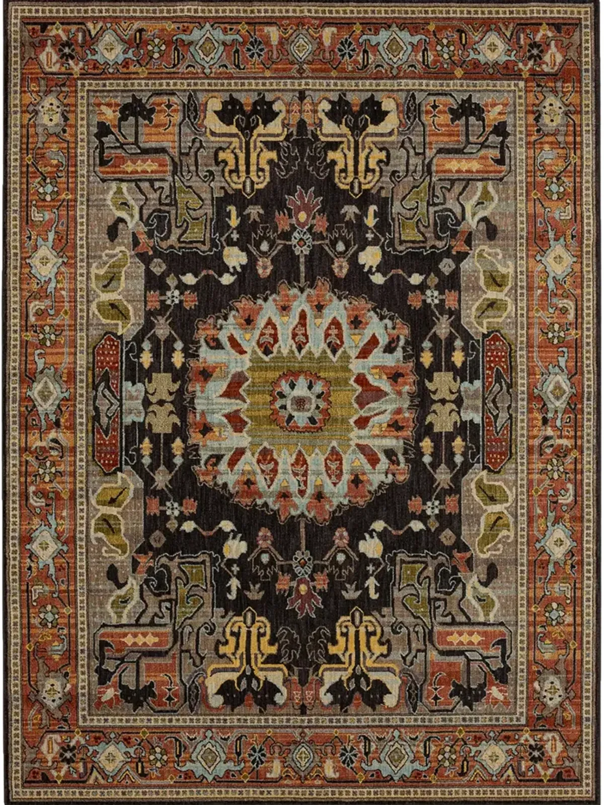 Pandora Covetous Charcoal 5' 3" X 7' 10" Rug