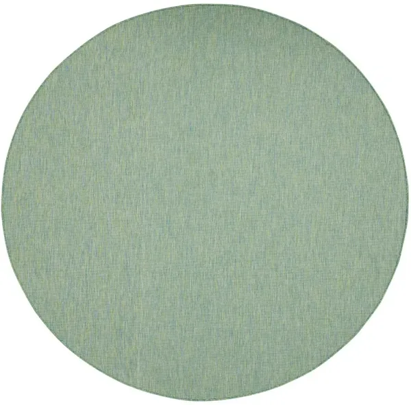 Positano POS01 Blue/Green 8' x Round Rug