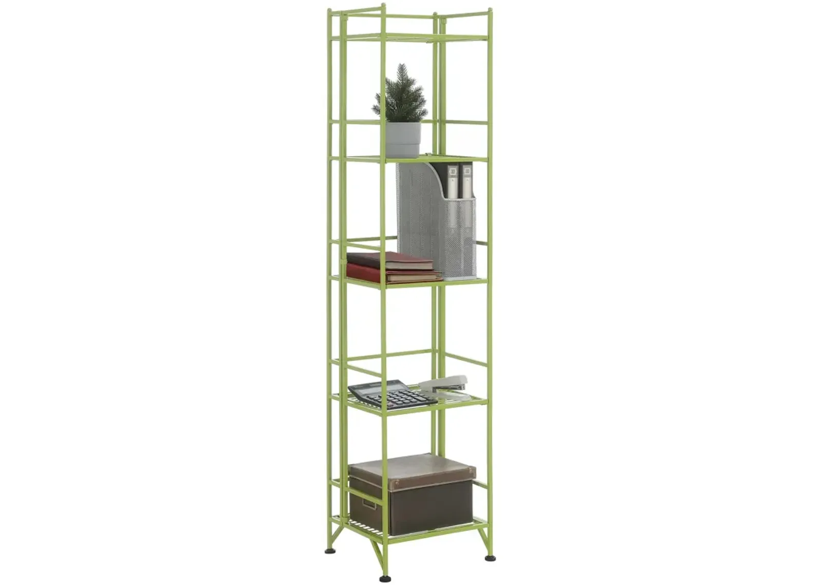 Xtra Storage 5 Tier Folding Metal Shelf