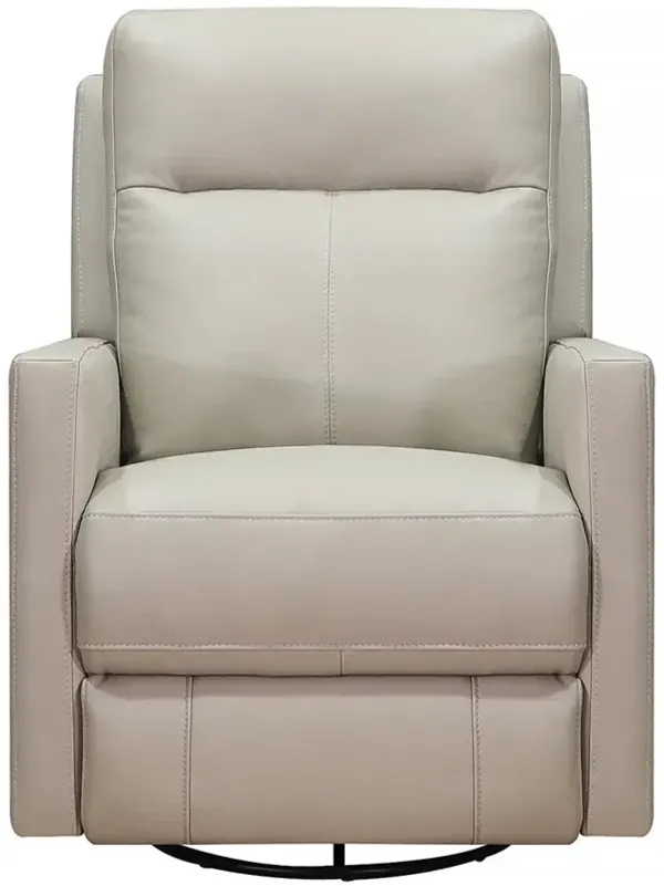 Vienna Power Headrest Swivel Glider Leather Recliner