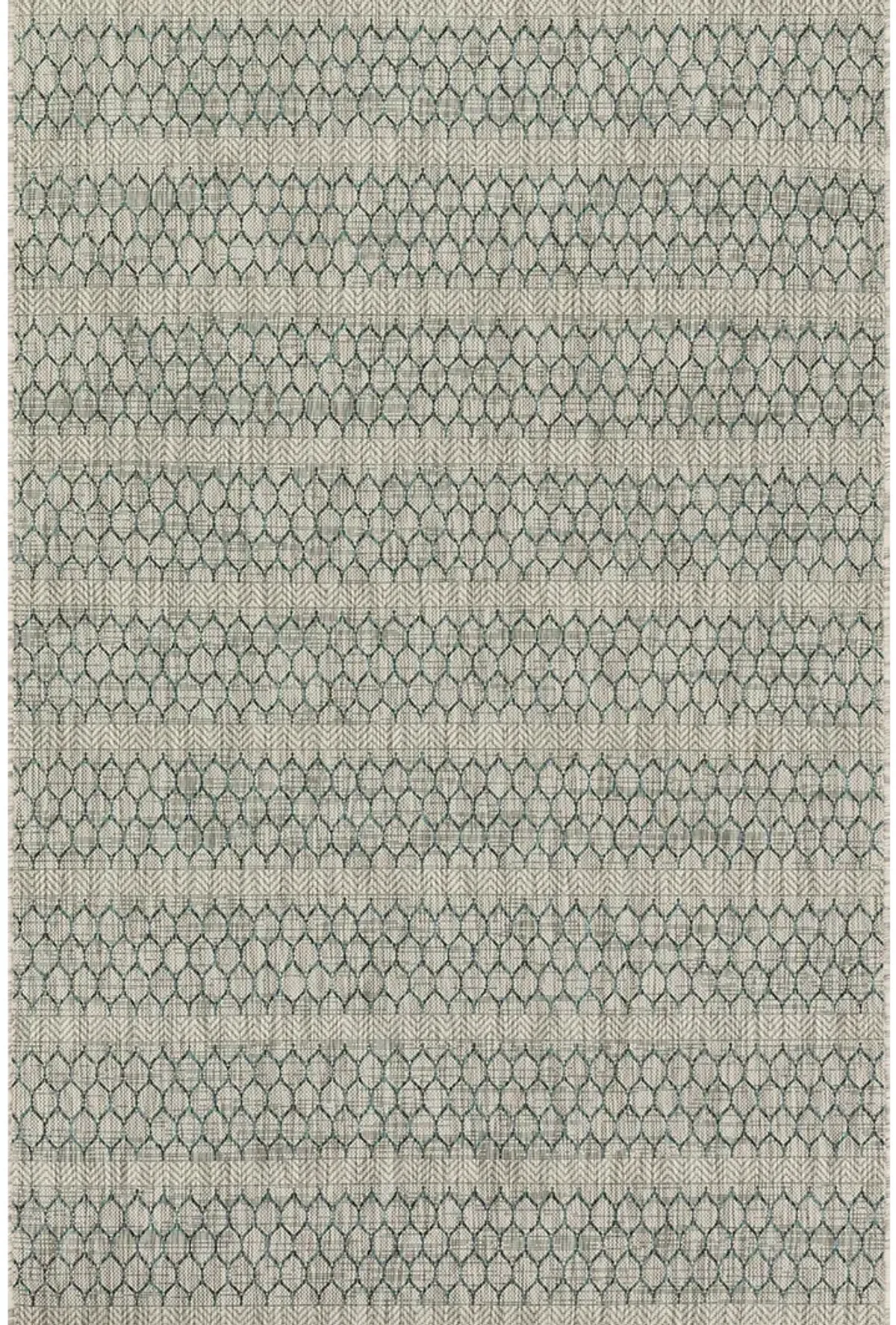 Isle IE01 Grey/Teal 2'2" x 3'9" Rug