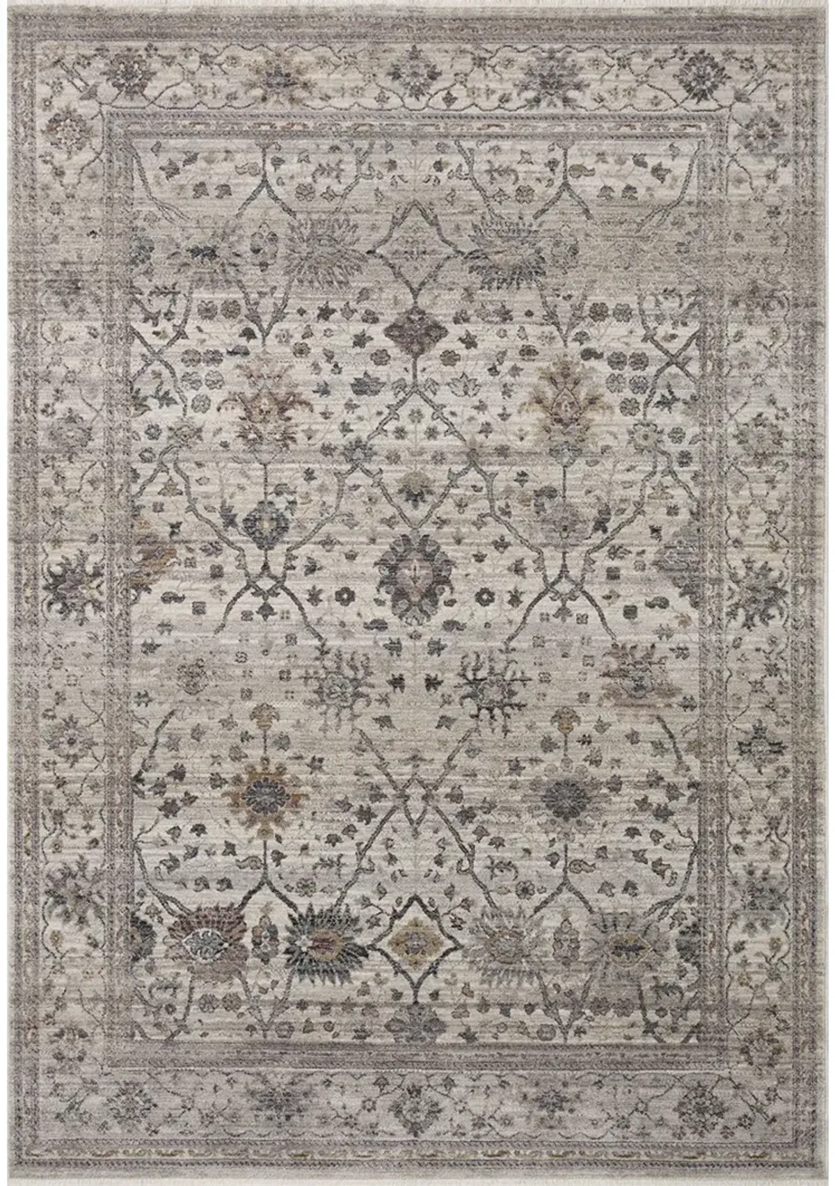 Lyra LYR04 Pebble/Multi 4' x 5'7" Rug