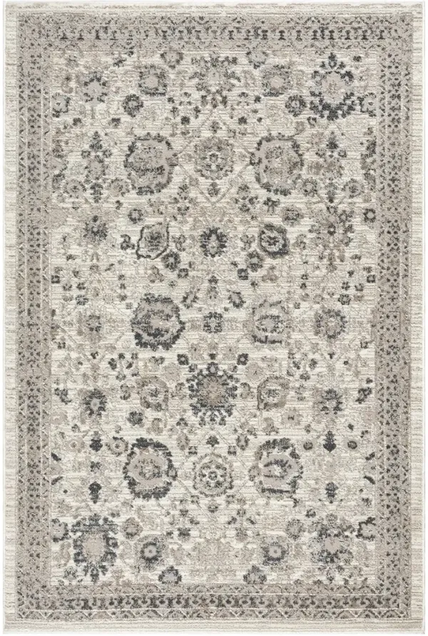 Eco Cycle ECY02 Ivory/Multicolor 5'3" x 7'3" Rug