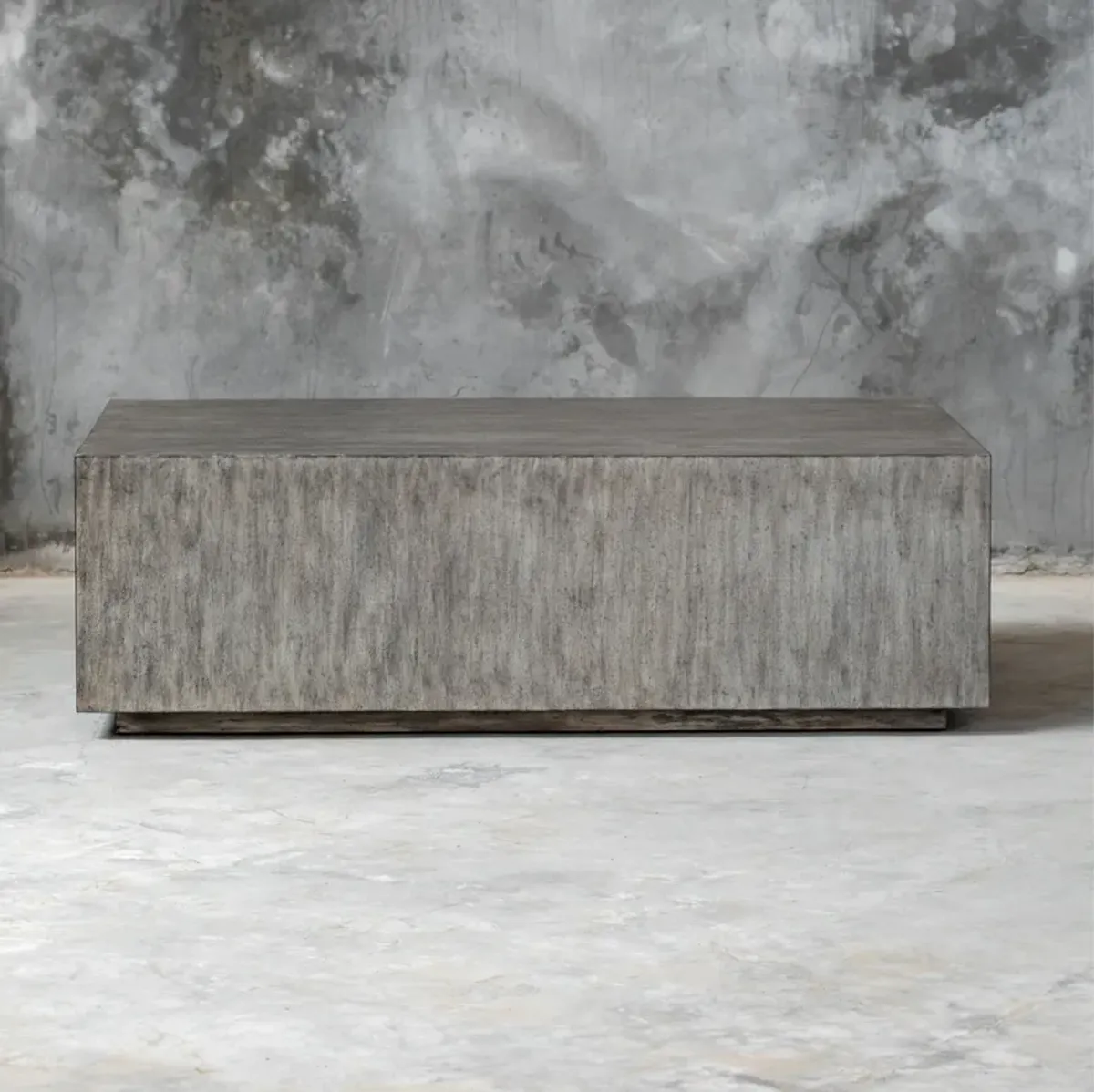 Kareem Modern Gray Coffee Table