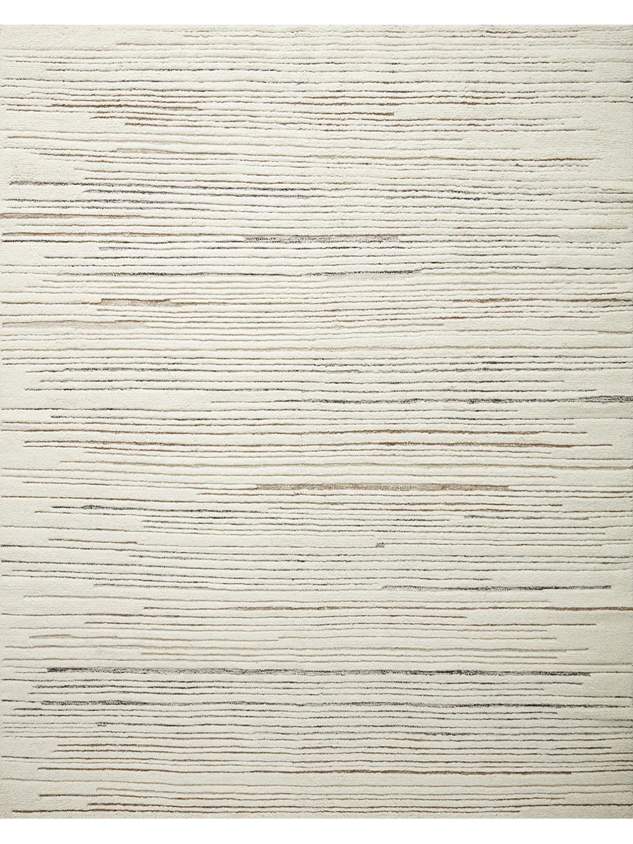 Bennett BEN04 Ivory/Pebble 5'6" x 8'6" Rug