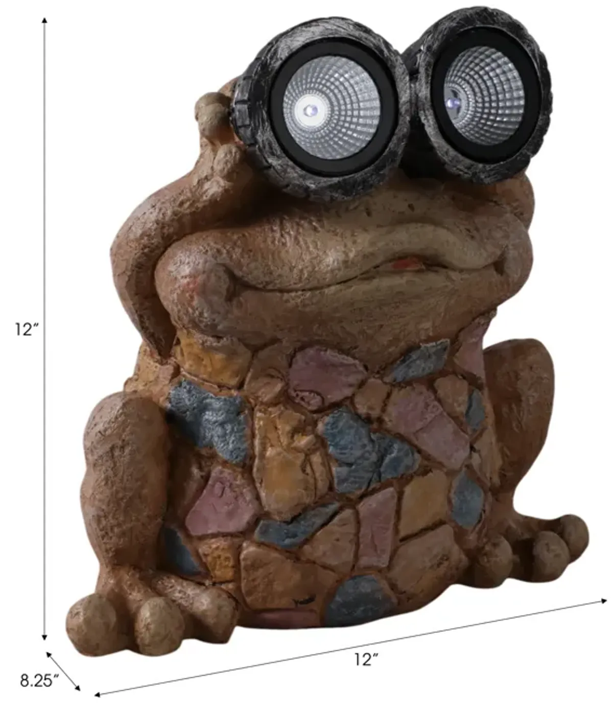 Frog w/Black Solar Goggles